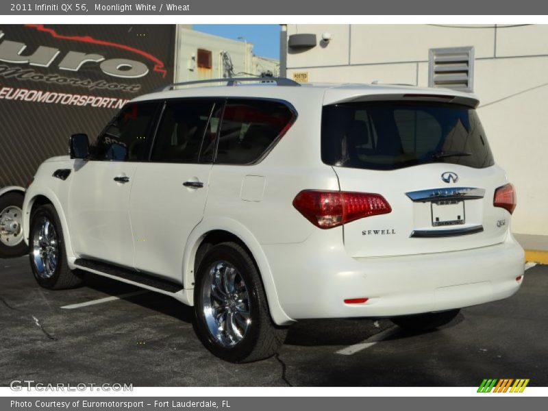 Moonlight White / Wheat 2011 Infiniti QX 56