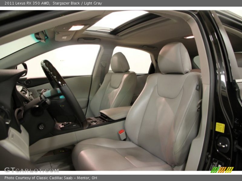 Stargazer Black / Light Gray 2011 Lexus RX 350 AWD