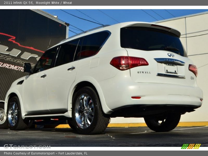 Moonlight White / Wheat 2011 Infiniti QX 56