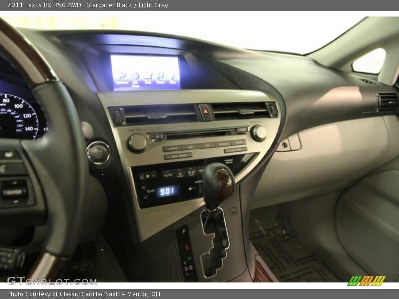 Stargazer Black / Light Gray 2011 Lexus RX 350 AWD