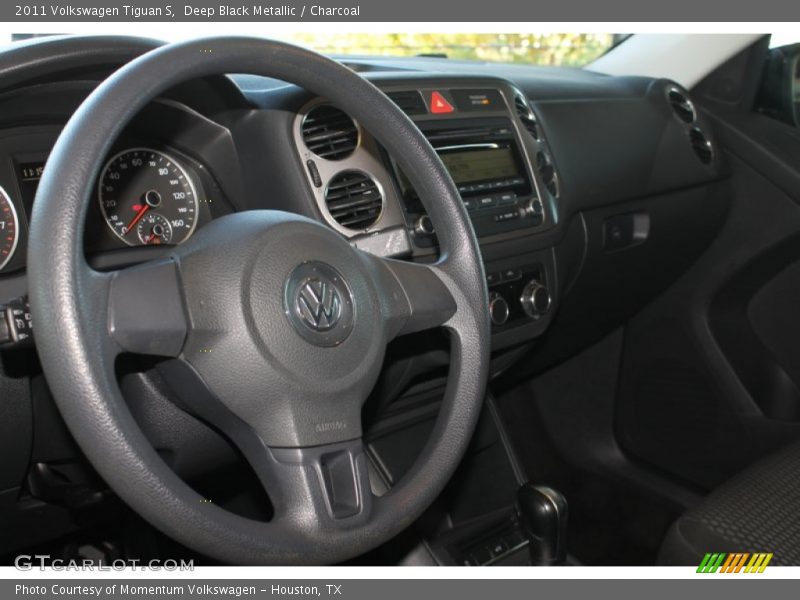 Deep Black Metallic / Charcoal 2011 Volkswagen Tiguan S