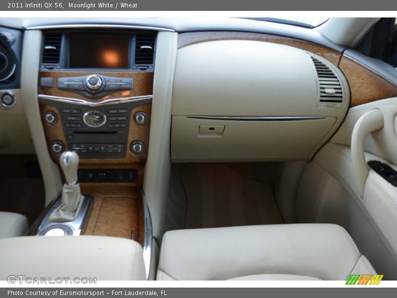 Moonlight White / Wheat 2011 Infiniti QX 56