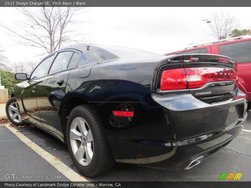 Pitch Black / Black 2013 Dodge Charger SE