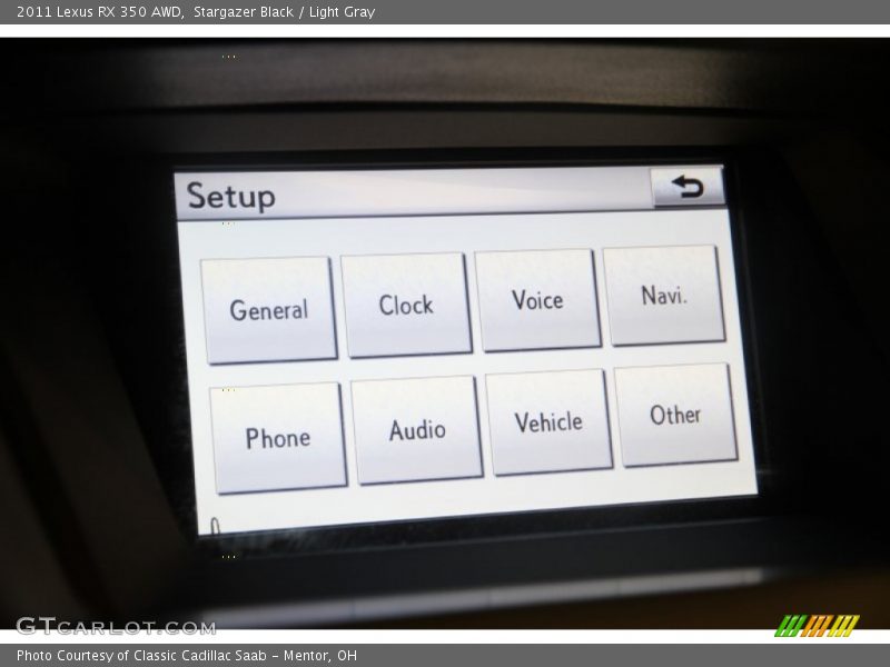 Stargazer Black / Light Gray 2011 Lexus RX 350 AWD