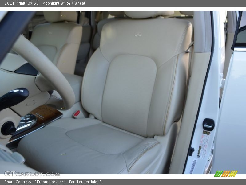 Moonlight White / Wheat 2011 Infiniti QX 56