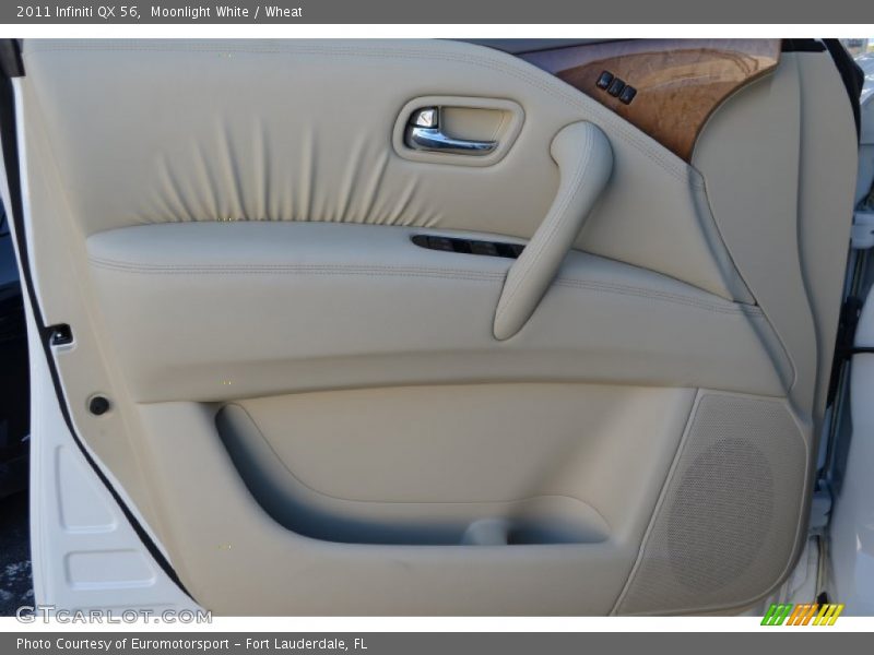 Moonlight White / Wheat 2011 Infiniti QX 56