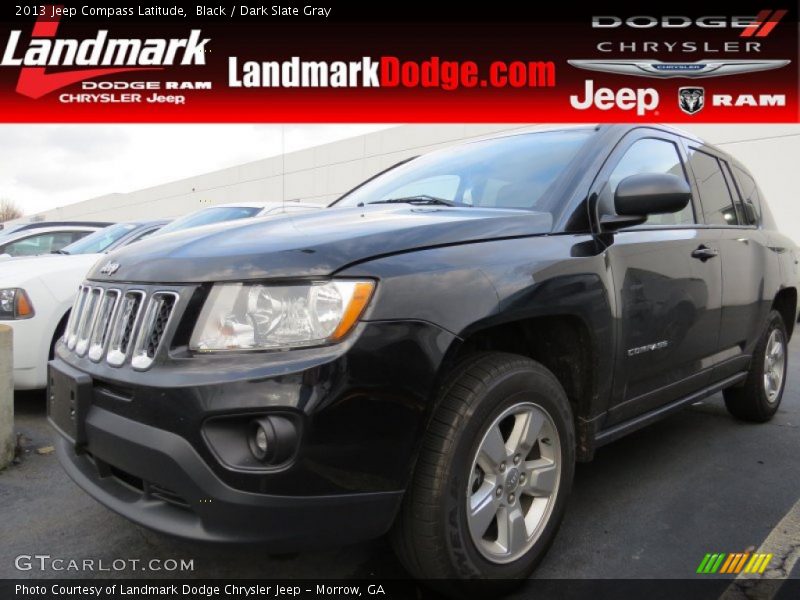 Black / Dark Slate Gray 2013 Jeep Compass Latitude