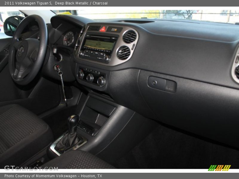 Deep Black Metallic / Charcoal 2011 Volkswagen Tiguan S
