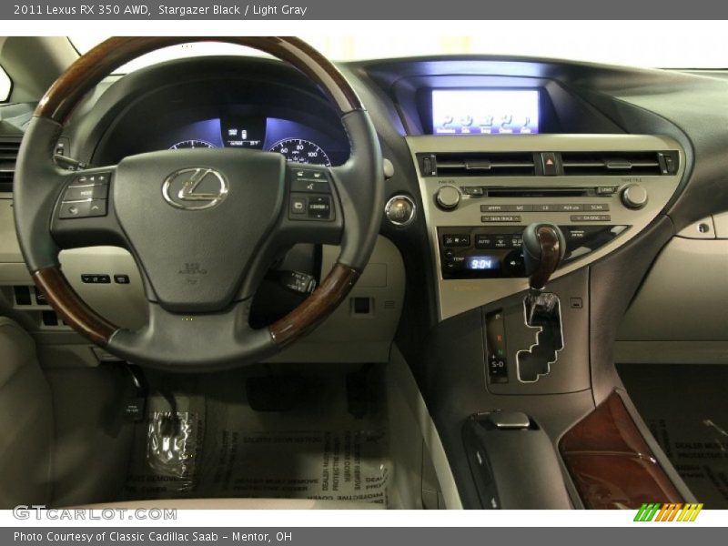 Stargazer Black / Light Gray 2011 Lexus RX 350 AWD