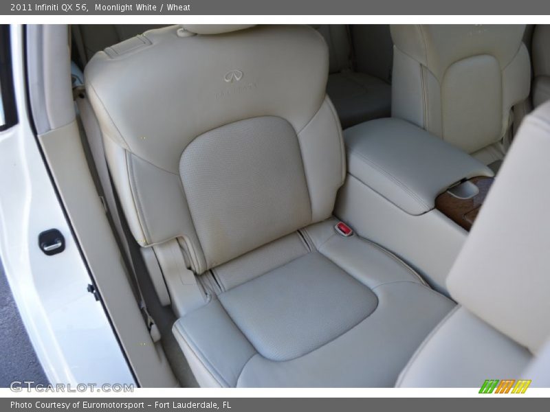 Moonlight White / Wheat 2011 Infiniti QX 56