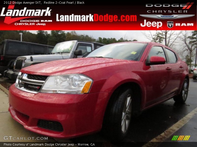 Redline 2-Coat Pearl / Black 2012 Dodge Avenger SXT