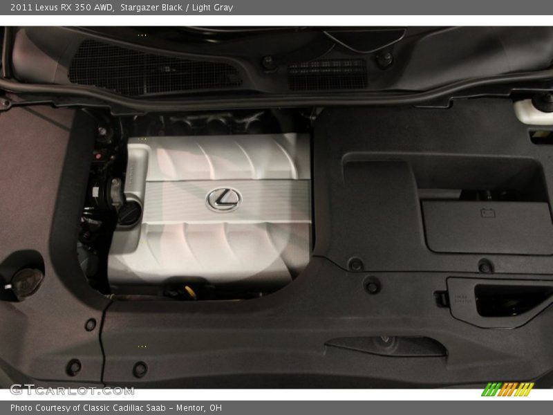 Stargazer Black / Light Gray 2011 Lexus RX 350 AWD