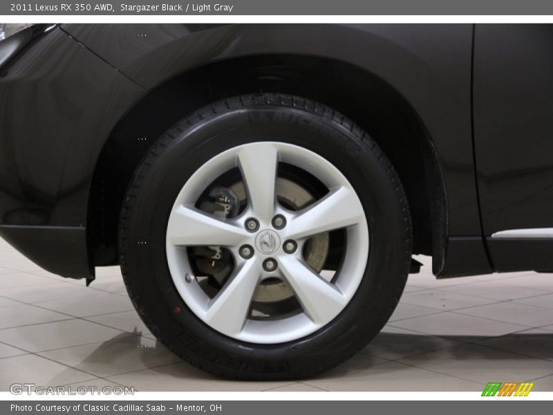 Stargazer Black / Light Gray 2011 Lexus RX 350 AWD
