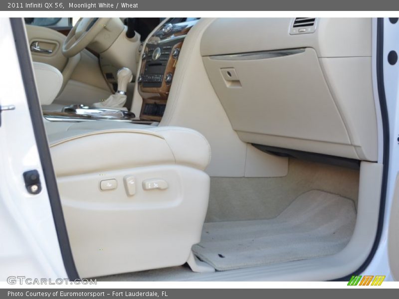 Moonlight White / Wheat 2011 Infiniti QX 56