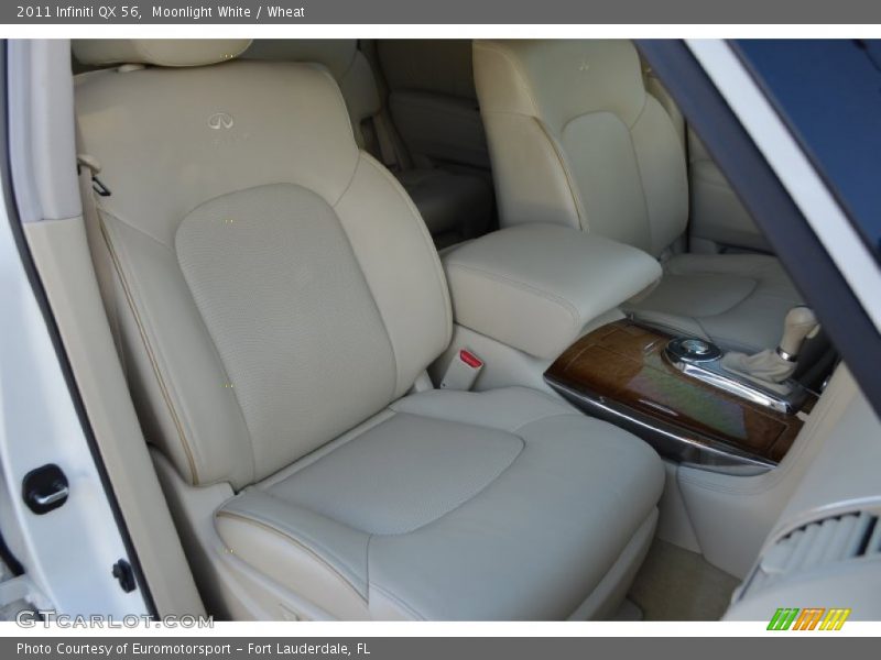 Moonlight White / Wheat 2011 Infiniti QX 56