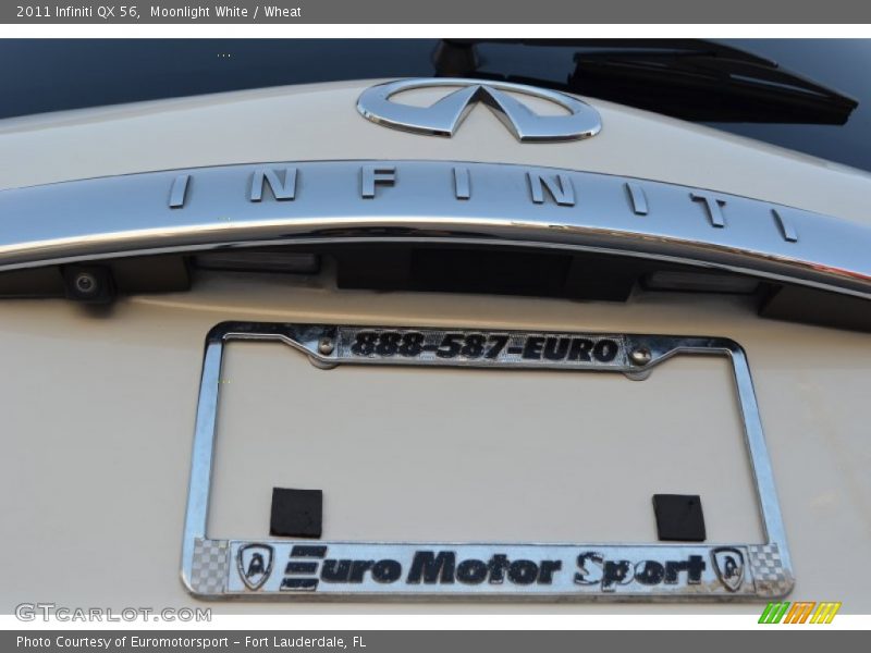 Moonlight White / Wheat 2011 Infiniti QX 56