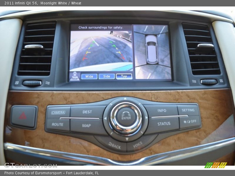 Moonlight White / Wheat 2011 Infiniti QX 56