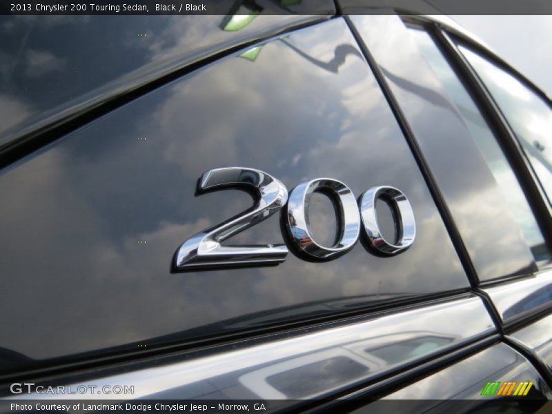 Black / Black 2013 Chrysler 200 Touring Sedan