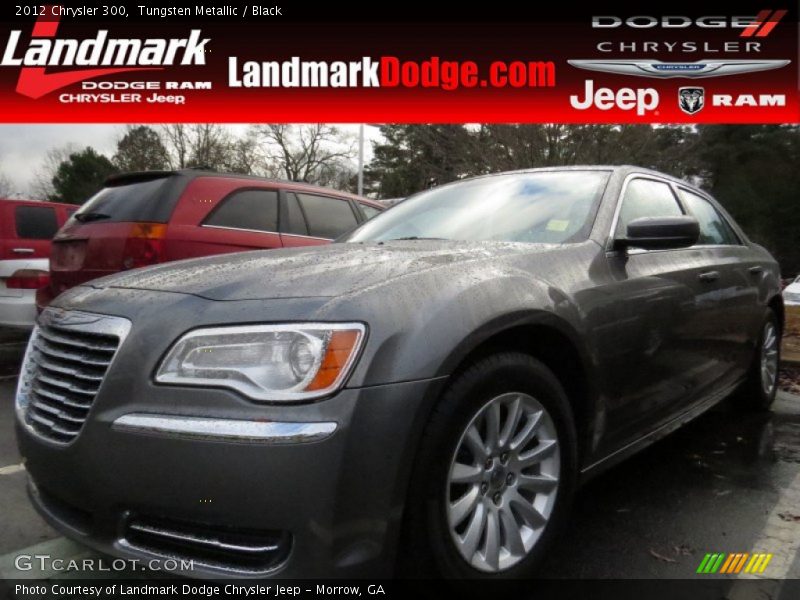 Tungsten Metallic / Black 2012 Chrysler 300