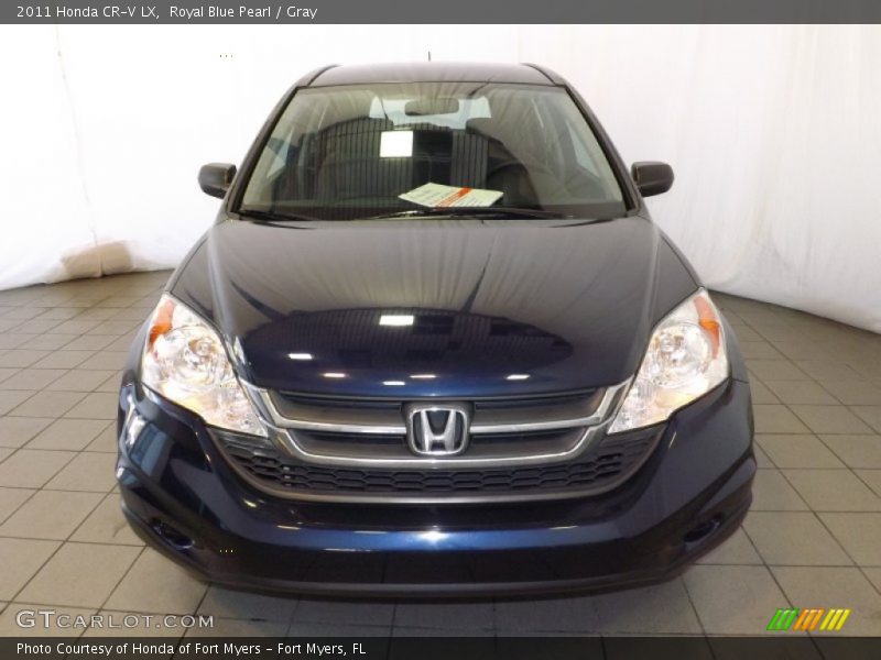 Royal Blue Pearl / Gray 2011 Honda CR-V LX