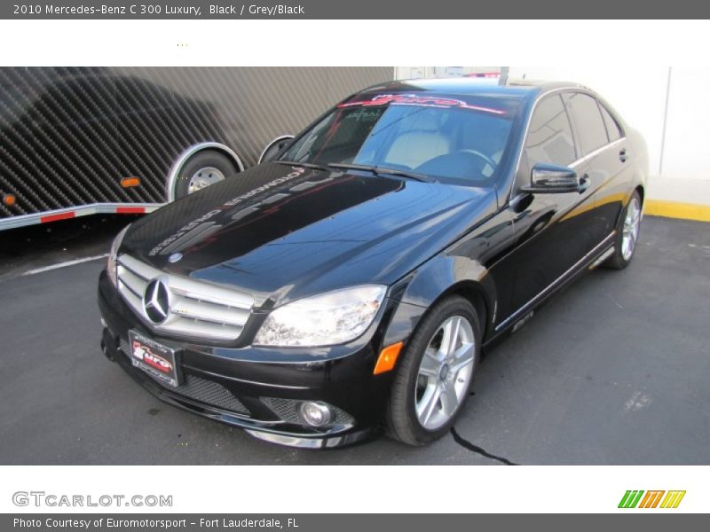 Black / Grey/Black 2010 Mercedes-Benz C 300 Luxury