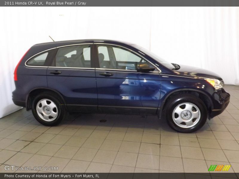Royal Blue Pearl / Gray 2011 Honda CR-V LX