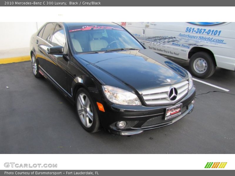 Black / Grey/Black 2010 Mercedes-Benz C 300 Luxury