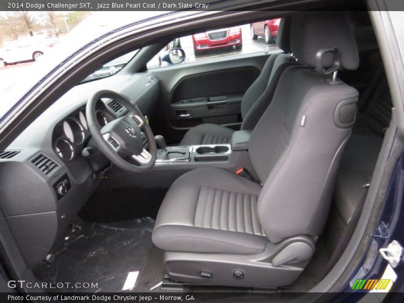 Jazz Blue Pearl Coat / Dark Slate Gray 2014 Dodge Challenger SXT