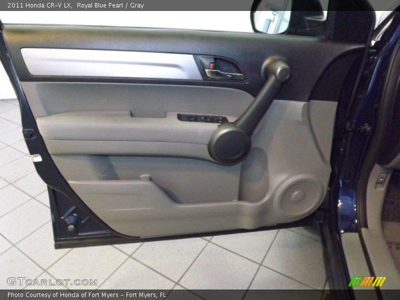 Royal Blue Pearl / Gray 2011 Honda CR-V LX