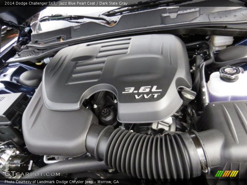 Jazz Blue Pearl Coat / Dark Slate Gray 2014 Dodge Challenger SXT