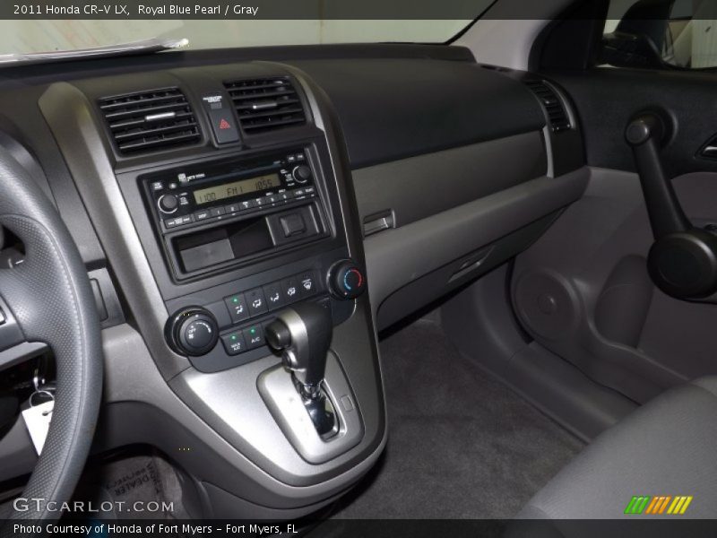 Royal Blue Pearl / Gray 2011 Honda CR-V LX