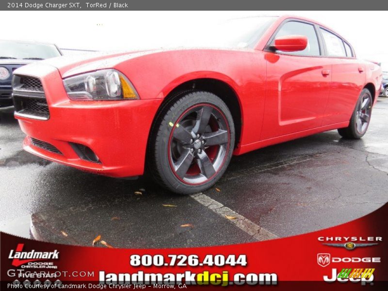 TorRed / Black 2014 Dodge Charger SXT