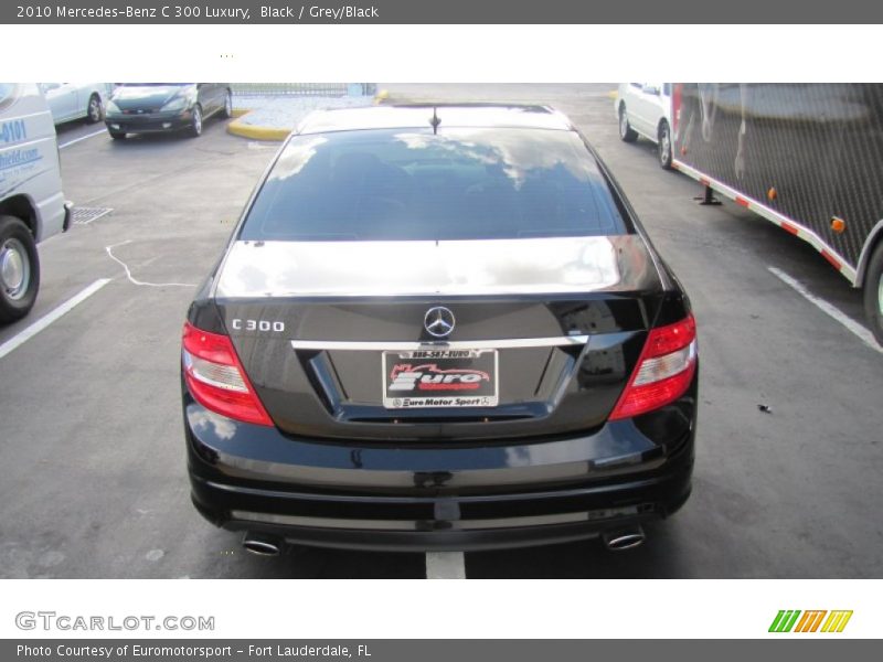 Black / Grey/Black 2010 Mercedes-Benz C 300 Luxury