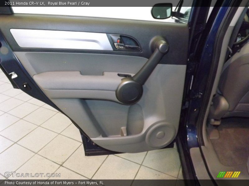 Royal Blue Pearl / Gray 2011 Honda CR-V LX