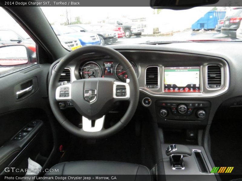 TorRed / Black 2014 Dodge Charger SXT
