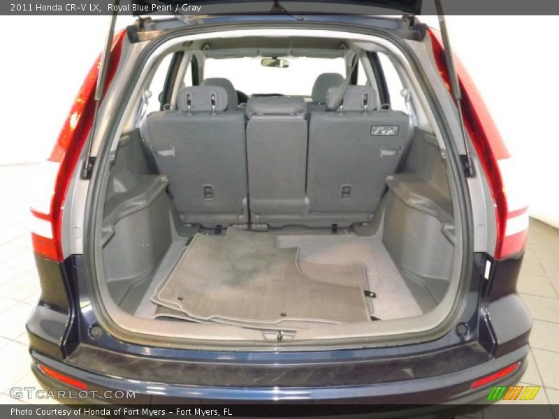 Royal Blue Pearl / Gray 2011 Honda CR-V LX