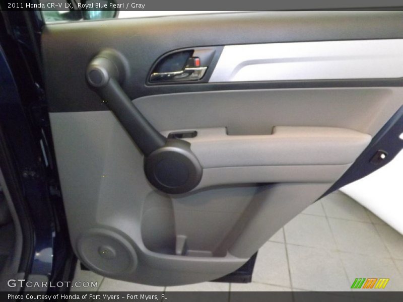 Royal Blue Pearl / Gray 2011 Honda CR-V LX