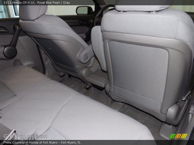Royal Blue Pearl / Gray 2011 Honda CR-V LX