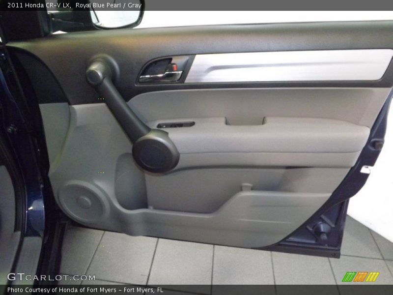 Royal Blue Pearl / Gray 2011 Honda CR-V LX