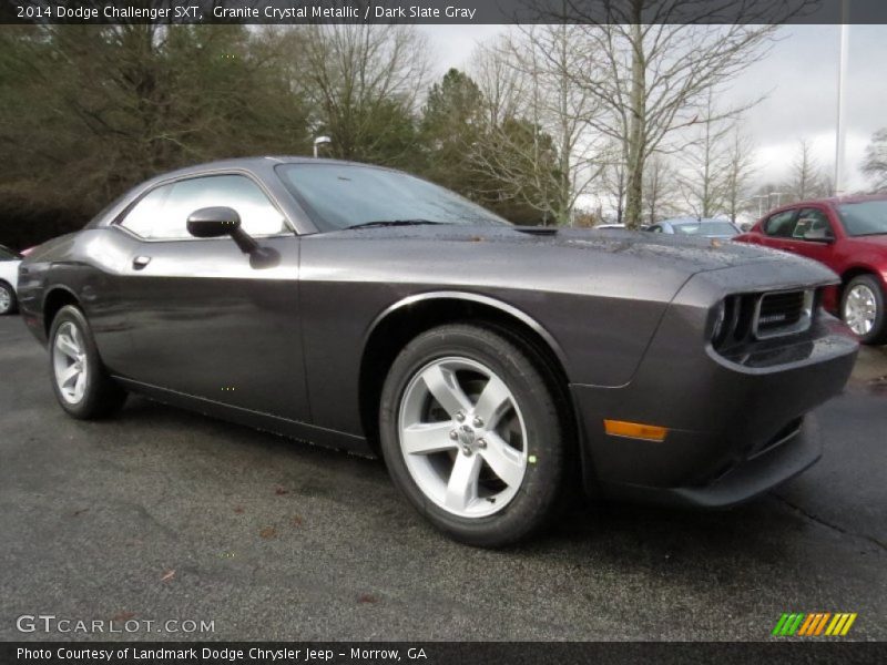Granite Crystal Metallic / Dark Slate Gray 2014 Dodge Challenger SXT