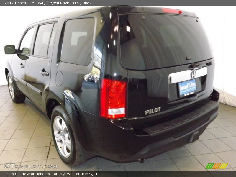 Crystal Black Pearl / Black 2012 Honda Pilot EX-L