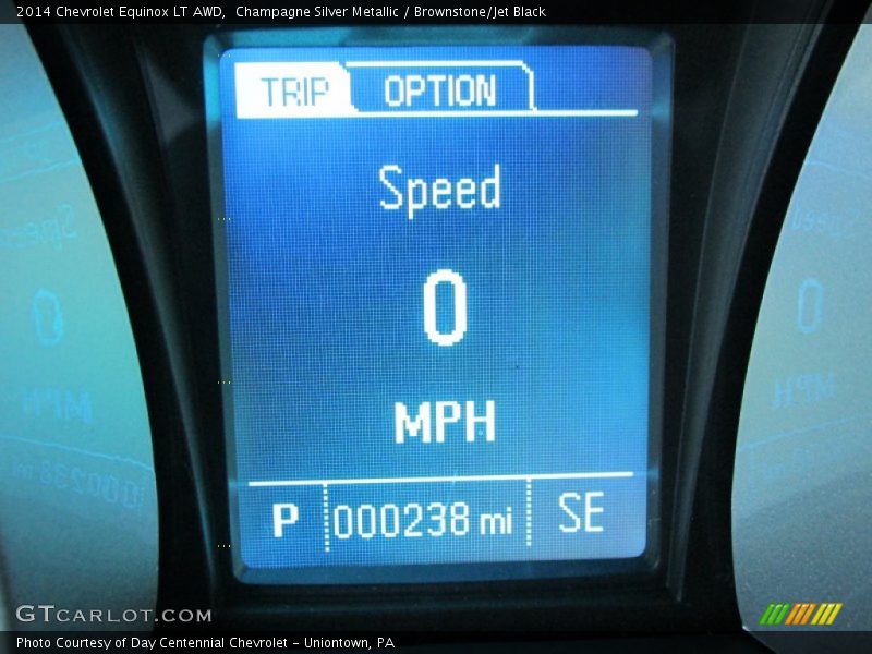 Champagne Silver Metallic / Brownstone/Jet Black 2014 Chevrolet Equinox LT AWD