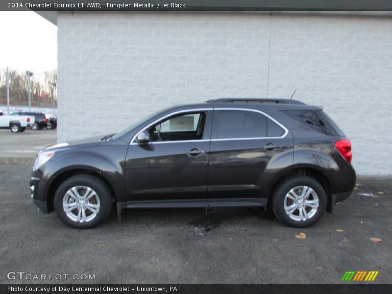 Tungsten Metallic / Jet Black 2014 Chevrolet Equinox LT AWD