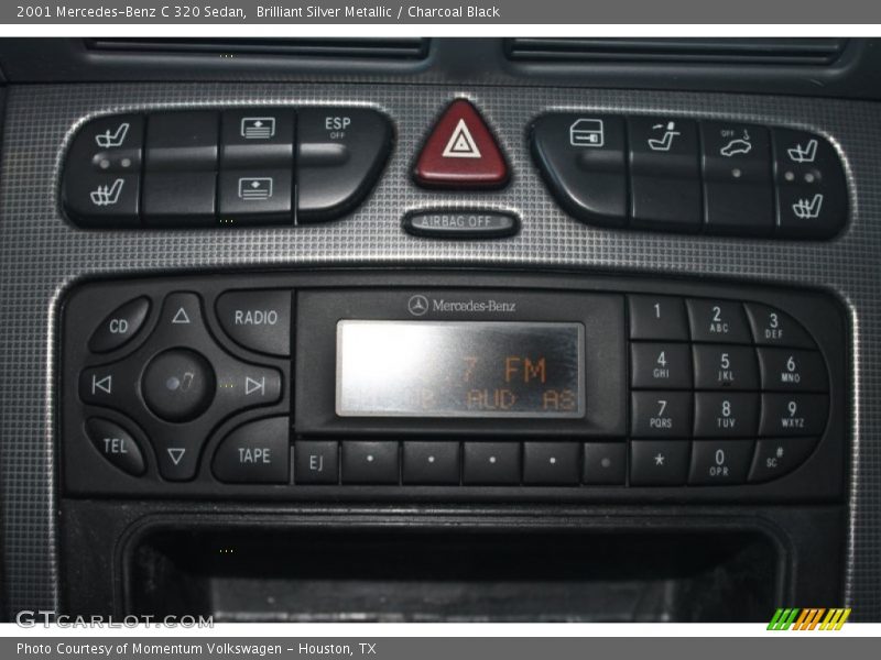 Brilliant Silver Metallic / Charcoal Black 2001 Mercedes-Benz C 320 Sedan