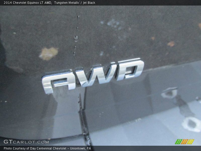 Tungsten Metallic / Jet Black 2014 Chevrolet Equinox LT AWD