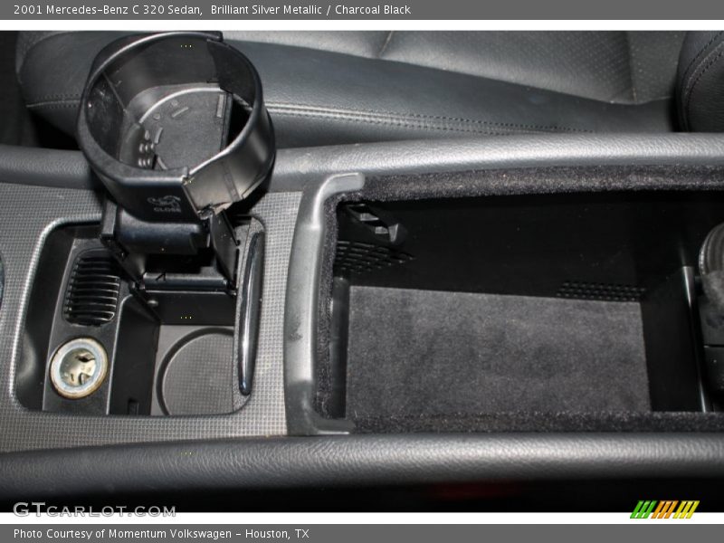 Brilliant Silver Metallic / Charcoal Black 2001 Mercedes-Benz C 320 Sedan