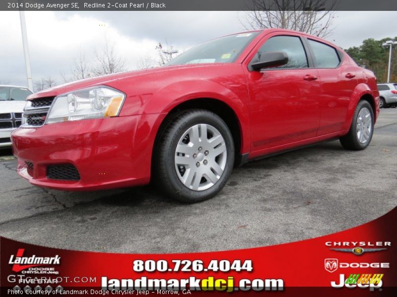 Redline 2-Coat Pearl / Black 2014 Dodge Avenger SE