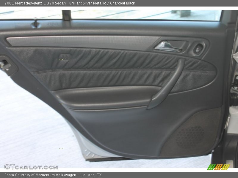 Brilliant Silver Metallic / Charcoal Black 2001 Mercedes-Benz C 320 Sedan