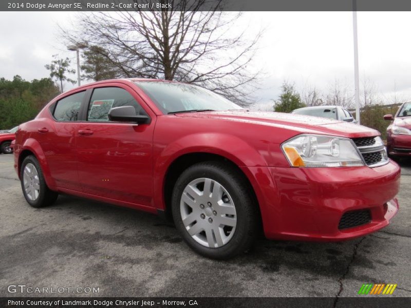 Redline 2-Coat Pearl / Black 2014 Dodge Avenger SE