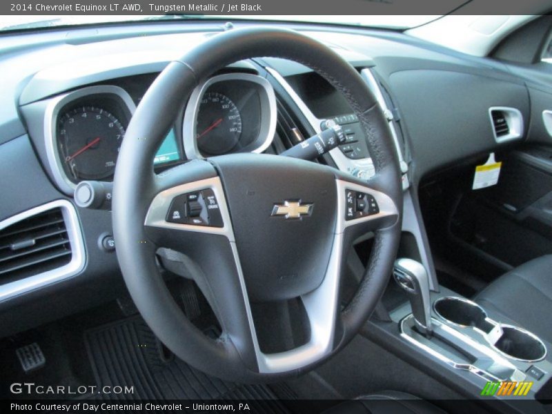 Tungsten Metallic / Jet Black 2014 Chevrolet Equinox LT AWD